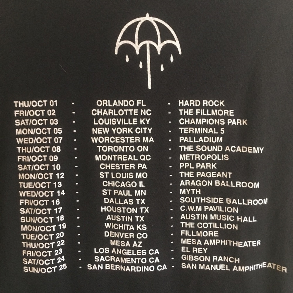 Bring Me the Horizon Tour Tee